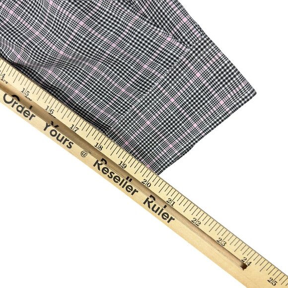 Ralph Lauren Mens Classic Fit Shirt Men XL Pink & Black Plaid Cotton Button-Down - Picture 9 of 10
